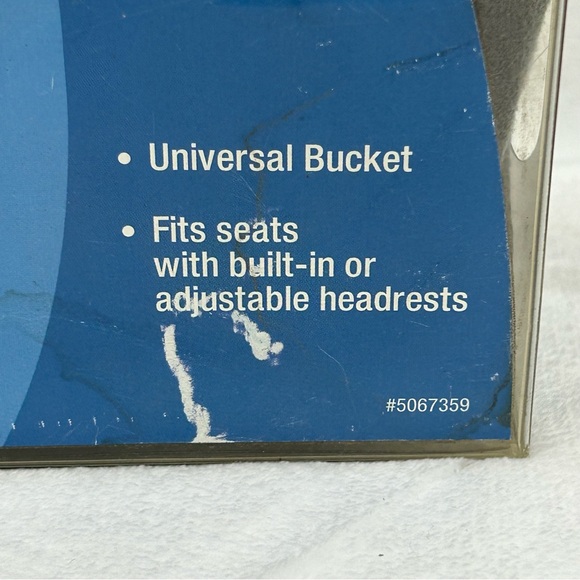 Auto Expressions Urban Princess Gray Microfiber Bucket Seat Cover Universal fit - Picture 3 of 11